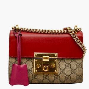 Gucci Pink & Red Padlock handbag
